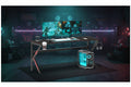 Mesa Gamer Amplia para PC con Soporte de Torre Sistema USB y Superficie Negra