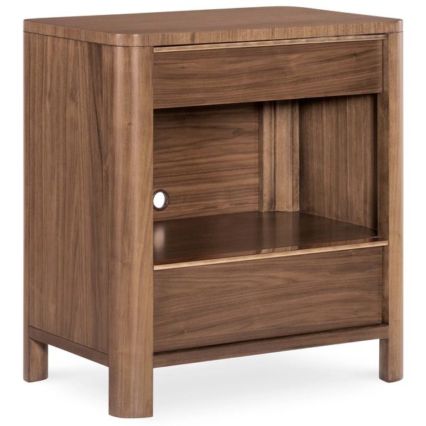 Dorine striped dining chair, cherry