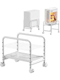 Soporte Movil para Torre PC con Ruedas Bloqueables y Altura Ajustable para Ordenador